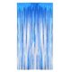 thumbnail image 1 of Matsuzay 1x2m lámina de Metal flecos cortina flecos telón de fondo fotografía accesorios cumpleaños boda fiesta decoraciones suministros Kits de decoración para fiestas azul Matsuzay HA2106-04, 1 of 5