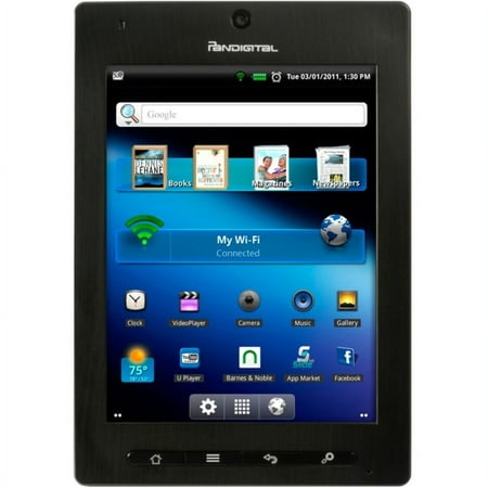 Pandigital Planet R70A200 Tablet, 7" SVGA, 256 MB RAM, 2 GB Storage, Android 2.2 Froyo, Black