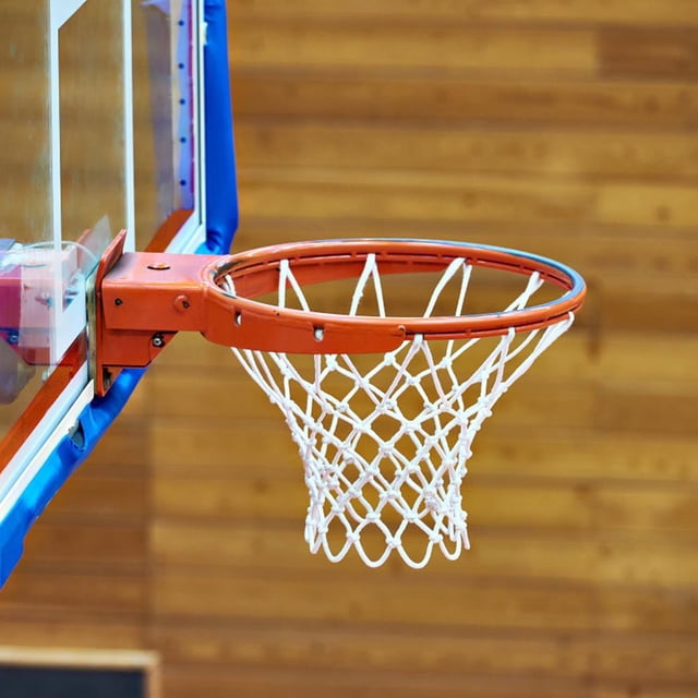 Red De Canasta Red De Canasta Red de aro de baloncesto autoluminosa de nailon que reemplaza la malla de baloncesto (blanco)
