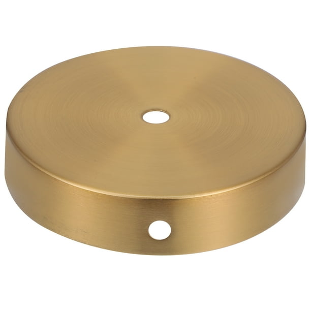 GOOHOCHY Base de lámpara de mesa redonda de hierro, base de lámpara de mesa de metal para bricolaje, piezas de soporte de luz