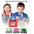 thumbnail image 2 of Kids English Spelling Alphabet Letter Game Juguete Educativo de Aprendizaje temprano inglés ortografía juguetes Spptty no, 2 of 7
