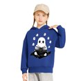 thumbnail image 5 of hengsof Boys Girls Halloween Hooded Shirt Long Sleeve Pullover Hoodies Outfit Toddler Halloween Print Tops 2-7 Years, 5 of 5