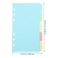 thumbnail image 2 of File Dividers Office Binder Book Dividers for Organizing 20 Sheets Sky-Blue, 2 of 4