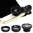 thumbnail image 4 of 3 in 1 Universal Fish Eye Lens + Wide-Angle Lens + Macro Clip Camera Lens Kit for iPad iPhone Samsung Android and Most Smartphones, 4 of 8