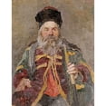 thumbnail image 3 of Repin, Ilia Efimovich 12x14 Black Modern Framed Museum Art Print Titled - Portrait of a Cossack Nobleman, 3 of 5
