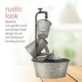 thumbnail image 6 of Alpine Corporation 28" Metal Tiered Garden Tools Outdoor Fountain, 6 of 12