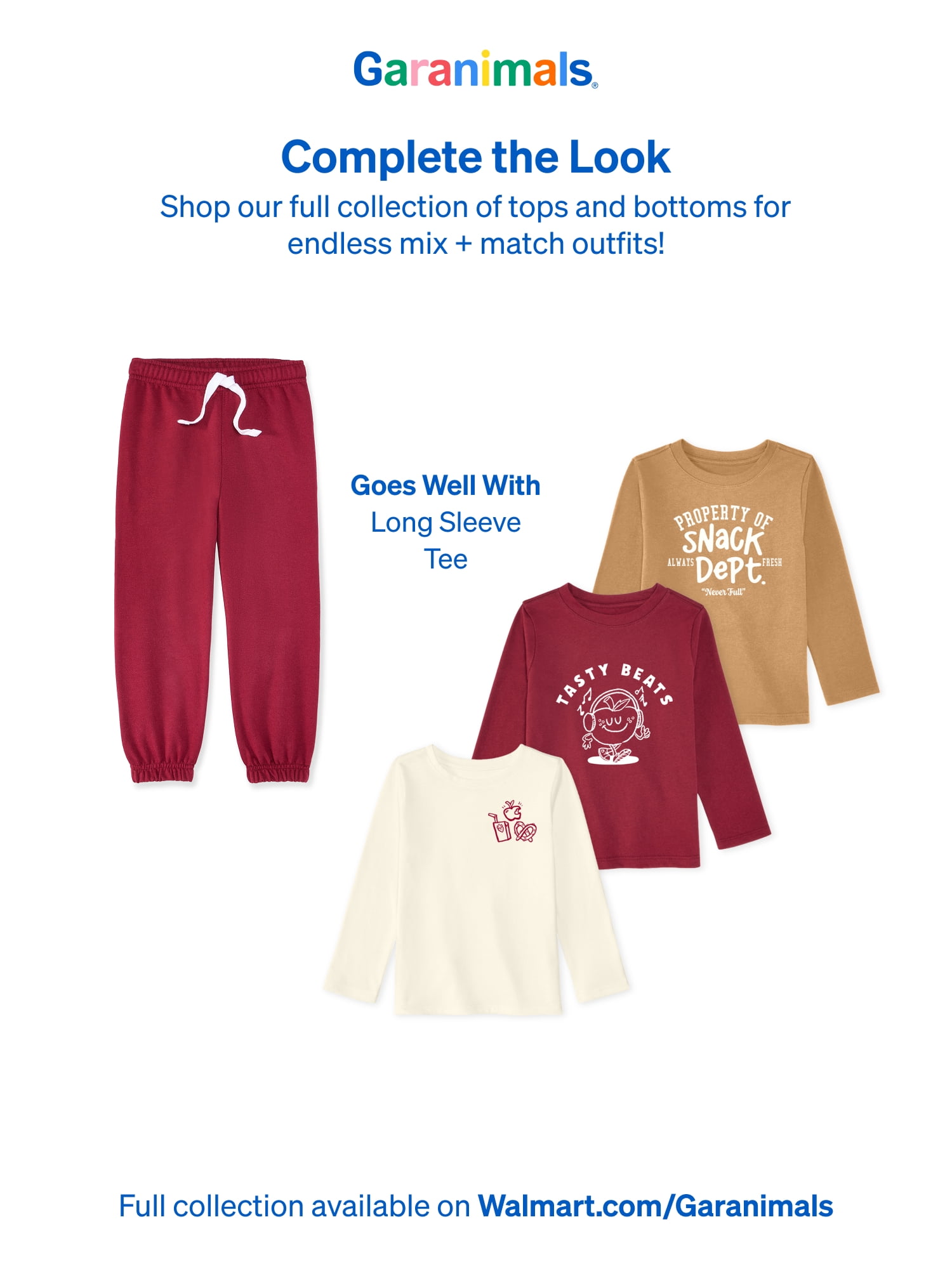 Garanimals Baby & Toddler Boys French Terry Pull-On Joggers, Single & 3-Pack, Sizes 0-6T