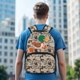 thumbnail image 3 of KUIFORTI Duck Camo Print Kids Backpack Boys School Bag Large Capacity 17 Inch Backpack with Side Pockets for Elementary Middle School Daily Use Back to School Supplies, 3 of 7