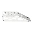 thumbnail image 4 of deevoka Portable Climbing Scene Props Obstacle Ramp Bridge Realistic Steel Accessory for silver, 4 of 9