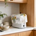 thumbnail image 4 of Toaster Cover 4 Slice, Sunflower Dustproof Bakeware Oven Protector with Top Hook, Spring Floral Summer Botanical Vintage Waterproof Small Kitchen Appliance Toasters Dust Cover, 12"x11"x8", 4 of 9