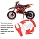 thumbnail image 4 of Kit de Cubierta de Cuerpo de Carenado de Plástico, Reemplazo de Guardabarros de Motocetreta A Prueba de Golpes para 2 Tiempos, 47cc, 49cc, Mejora la Apariencia, Conduccionónónón, 4 of 7