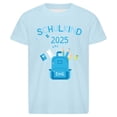 thumbnail image 4 of WMQPNNS Boys Summer Tops Fashion Short Sleeve Tops Kids Shirts Size 7-8 Crew Neck Cotton Tee Shirt Printed Basic Tops Shirts Cartton Printed Tops(Size 8-9 Years, Light Blue-A), 4 of 4