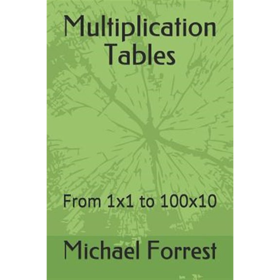 Pre-Owned Multiplication Tables: From 1x1 to 100x10