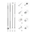 thumbnail image 3 of Trousse d'Outils pour Popper de Boutons, Outil Extracteur de Points Noirs pour le Visage, Outil Extracteur, 3 of 5