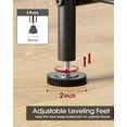 thumbnail image 2 of Sakugi 5-Tier Heavy Duty Wire Shelving Unit,47.2" × 12.6" × 60.3" Inches, 1500 lbs Capacity, Black, 2 of 7