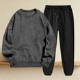 thumbnail image 2 of UAMVSH Womens 2 Piece Outfits Sweatsuit Lounge Sets Soft Crewneck Sweatshirt Matching Jogger Pants Set Fall Winter Clothes, 2 of 5