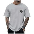 thumbnail image 1 of WEAIXIMIUNG T-Shirts pour Hommes Graphiques Country T-Shirt d'Été pour Hommes à Col Rond à Manches Courtes T-Shirt de Sport de Mode de Rue Décontractée pour la Maison pour Hommes, 1 of 7