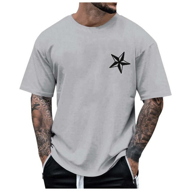 WEAIXIMIUNG T-Shirts pour Hommes Graphiques Country T-Shirt d'Été pour Hommes à Col Rond à Manches Courtes T-Shirt de Sport de Mode de Rue Décontractée pour la Maison pour Hommes