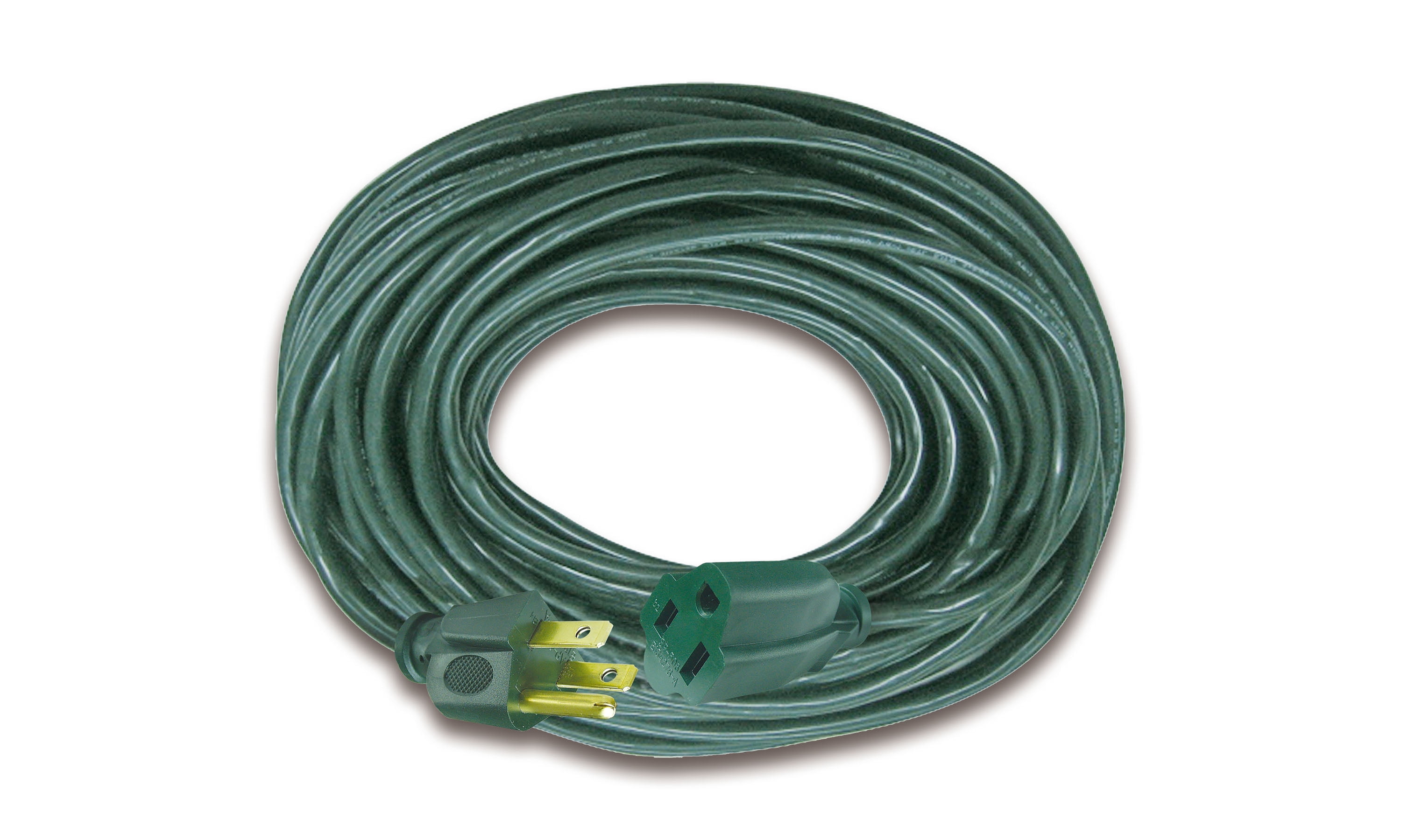 WORK CHOICE 100` SJTW 16x3C Green Outdoor Extension Cord