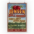thumbnail image 2 of Apple Orchard, Vintage Sign (9x12 Wall Art Print, Home Decor), 2 of 3