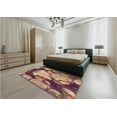 thumbnail image 5 of Ahgly Company Machine Washable Indoor Square Transitional Brown Sand Brown Area Rugs, 7' Square, 5 of 7