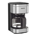 thumbnail image 1 of KRUPS Simply Brew 5 Cup Coffee Maker, Cold Brew, Drip Free & Keep Warm Functions, Stainless Steel Coffee Maker Silver and Black, 1 of 5