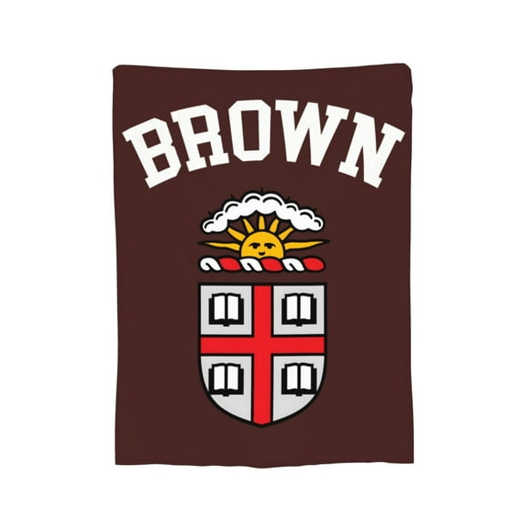 Brown University Fleece Blanket Very Soft Microfiber Flannel Blanket For Couch Warm And Cozy For All Seasons