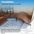 thumbnail image 3 of DTTRA 12 × 10 ft Outdoor Storage Shed, Heavy-Duty Metal Frame with Floor Kit, Weatherproof & UV Protected, Snow-Resistant Sloped Roof, Diamond-Shape Interior, Secure Multi-Purpose Backyard Storage, 3 of 10