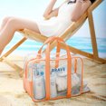 thumbnail image 4 of Fiudx Ofertas relámpago Bolsa de almacenamiento para gafas de traje de baño deportivo, bolsa de playa de mano de PVC transparente, bolsa de natación de gran capacidad, 4 of 7