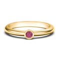 thumbnail image 1 of Classic Bezel Set Birthstone Ring - Ruby (July), 1 of 4