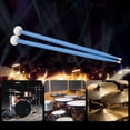 thumbnail image 3 of Palillo de tambor 2 uds mazo de tambor baquetas de tambor de doble cara mazos de buena sensación de mano palos de fieltro y puntas de arce baquetas de doble extremo para tocar el tambor Kettledrum Tomshoo Palillo de tambor, 3 of 6
