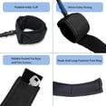 thumbnail image 3 of Correa de Surf de 10 pies, Correa de Tobillo Amarilla SUP de 7 mm, Cuerda para Caminar para Tabla de Paddle, Correa para Tabla de Surf para Bodyboard, Kayak, Tabla de Paddle de pie oso de fresa Electrónica, 3 of 5