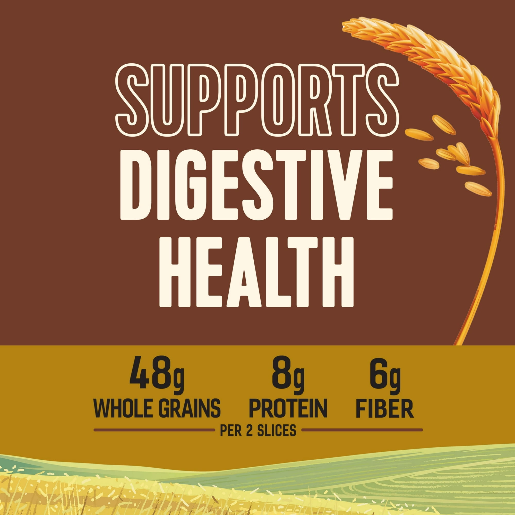 Oroweat Whole Wheat Bread, 24 oz, Wheat Bread, Bag (Pack of 2)