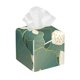 thumbnail image 1 of Balery Lotus Golden Line Porta Pañuelos de Cuero con Estampado – Funda Moderna Cuadrada para Caja de Pañuelos, Dispensador 5x5x5'', 1 of 7