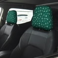 thumbnail image 4 of 2 PCS Car Headrest Cover, Christmas Snowflakes Soft Car Seat Head Rest Cover Protector Interior Car Accessories Seat Covers for Cars Truck Auto Only Covers, 4 of 8