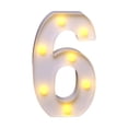 thumbnail image 1 of Cartón de espuma iluminado con LED para fiestas de cumpleaños, con luz personalizable para eventos y celebraciones, 1 of 1