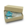 thumbnail image 3 of TheDisplayGuys 100-Pack #99 Cotton Filled Cardboard Paper Jewelry Box Gift Case - Kraft Brown (Mix of 5 Sizes, 20pc each), 3 of 8
