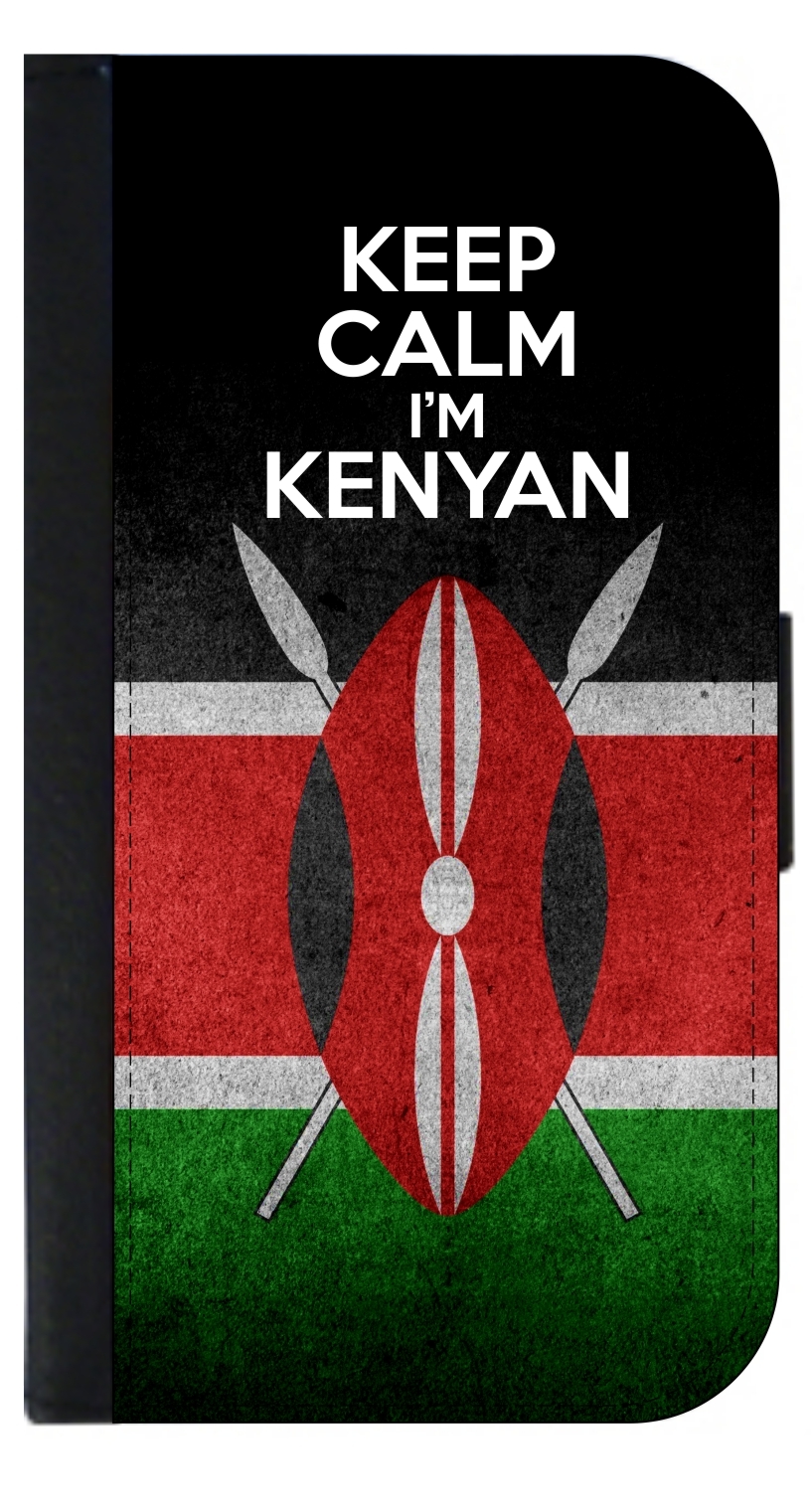 Flag Kenya - Keep Calm I'm Kenya Flag Galaxy s10p Case - Galaxy s10 Plus Case - Galaxy s10 Plus Wallet Case - s10 Plus Case Wallet - Galaxy s10 Plus Case Wallet - s10 Plus Case Flip Cover - image 1 of 3