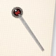 thumbnail image 4 of Coccinella septempunctata Vintage Silver Lace-Edged Bookmark: a Delightful Gift for Book Lovers and Readers, 4 of 5