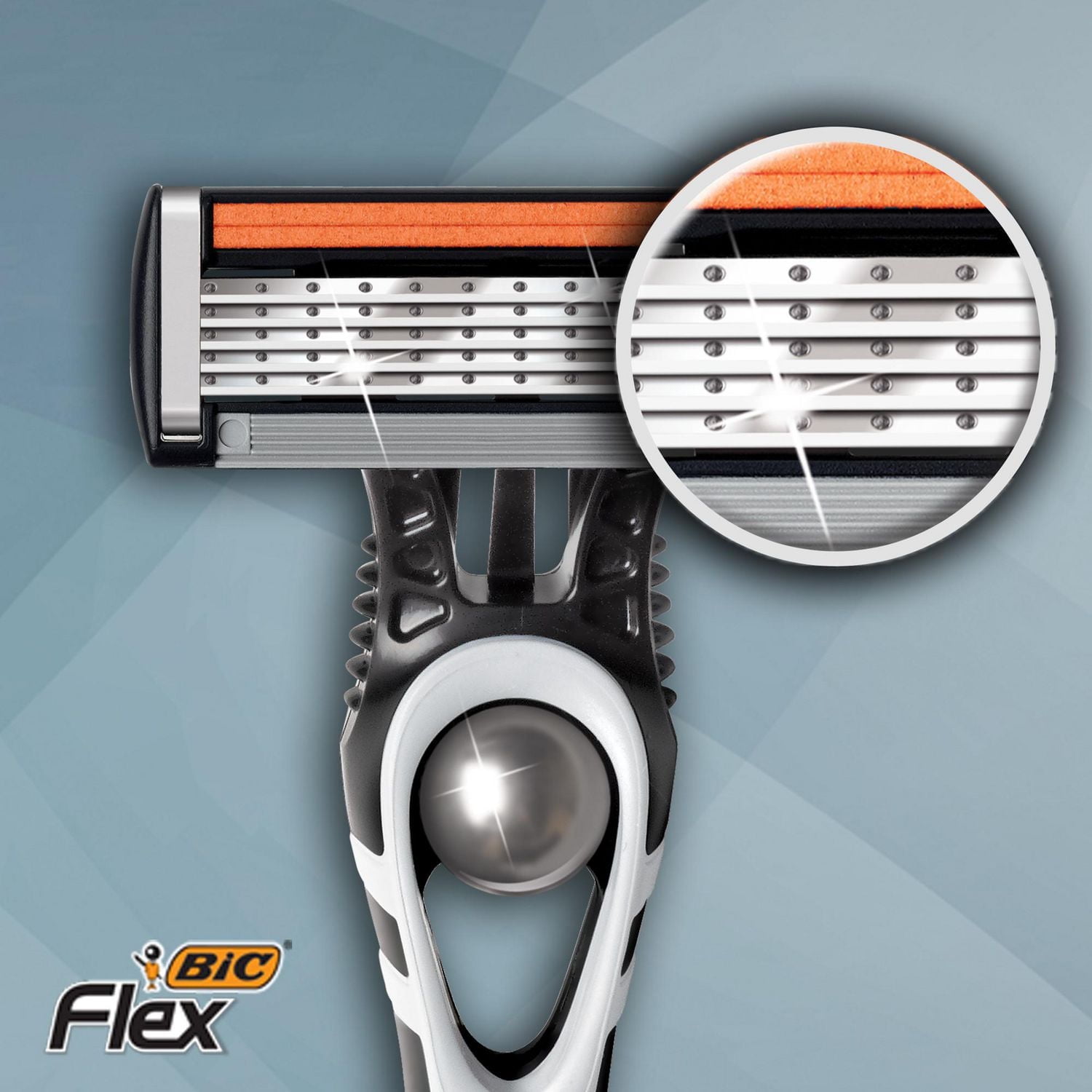 BIC Flex 5 rasoir jetable pour hommes, 5 lames, lot de 8, paquet économique de rasoirs pour hommes, pour un rasage ultra-précis et un meilleur contrôle, 8 unités