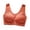 Vermilion, variant on Women's Tube Top Bralette Wireless Gathering, Beautiful Back Strapless Style Lingerie, Thin Breathable Minimizer Banduea, Small Chest Push Up Big Bust Slimming Bra