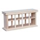 thumbnail image 1 of Estante de madera en miniatura para casa de muñecas a escala 1:12, 1 of 3
