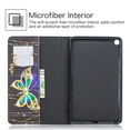 thumbnail image 6 of Galaxy Tab A 8.0 (2019) Case P200 P205, Allytech Slim Cute Pattern PU Leather Folio Stand Cards Slots Wallet Case Cover for Samsung Tab A with S Pen 8.0 Inch Tablet SM-P200/SM-P205, Gold Butterfly, 6 of 7