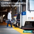 thumbnail image 4 of GOTRAX 36V Folding Electric Scooter, 8.5" Pneumatic Tire, Max 12mile Range, 15.5Mph Speed, 250W, Adult Escooter, Black, 4 of 9