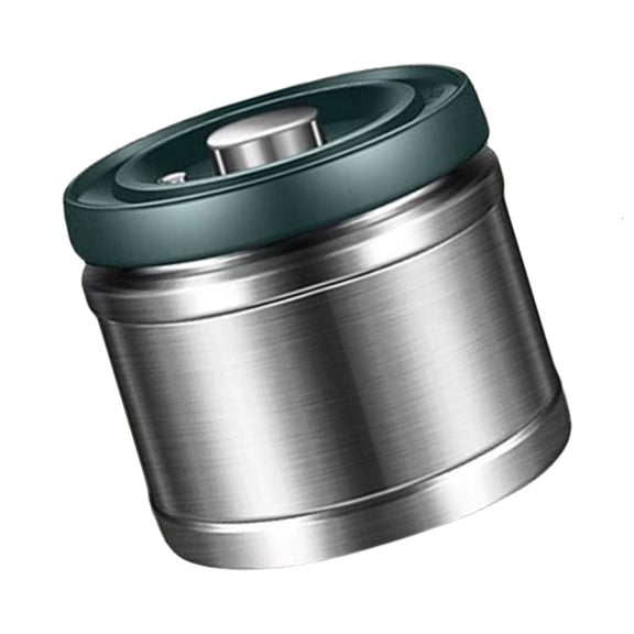Stainless Steels Vacuum Sealed Canister for Coffee Bean Grains Kitchen Accessory