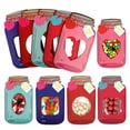 thumbnail image 3 of Yuarrent Tarjetas de San Valentín con tarro a la deriva, juego de tarros de papel para dulces para niños, 5 diseños de colores, tarjetas del Kits de decoración para fiestas, 3 of 4
