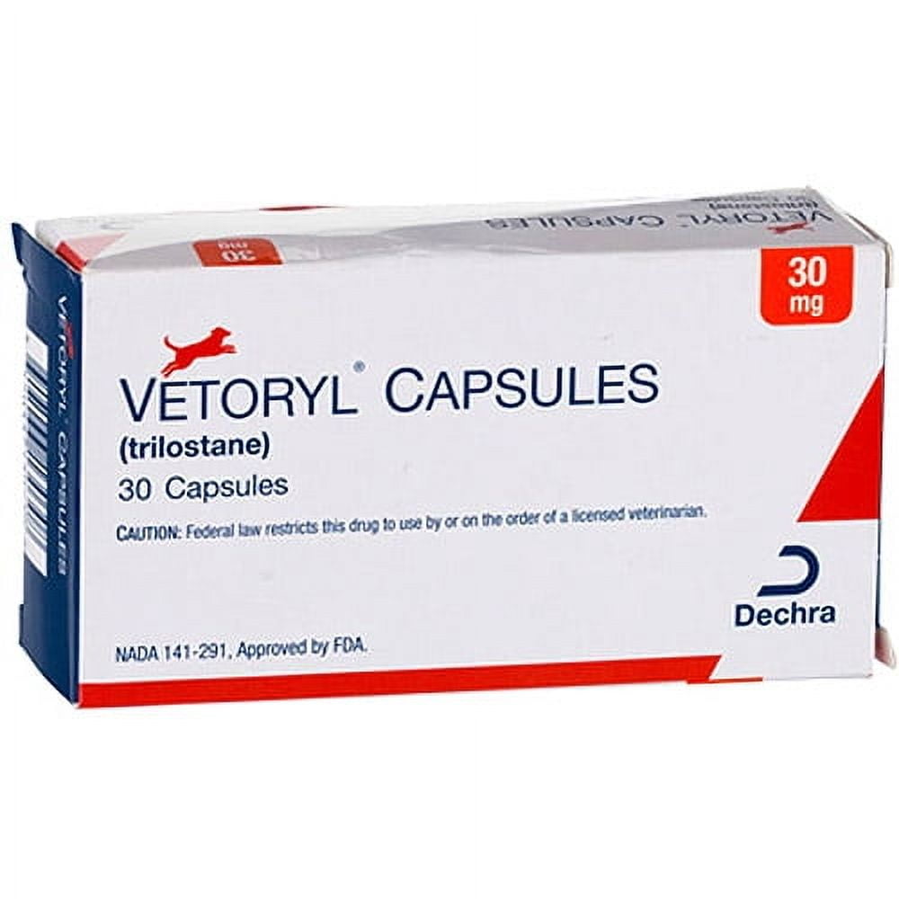 Vetoryl Capsules (Trilostane) 10mg, Treatment for Cushing's Disease in Dogs