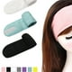 thumbnail image 4 of BRIGHTFUFU Cinta adhesiva de 4 piezas, diademas faciales de spa, diadema absorbente de sudor, aros de baño, negro, 4 of 8