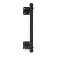 thumbnail image 4 of Large Backplate Rounded Cast Iron Door Pull Rustic Gate Handle Sliding Barn Hardware, 4 of 5