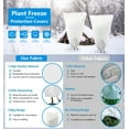 thumbnail image 2 of 2PCS Plant Covers Freeze Protection Frost Blankets for Outdoor Plants,40"x32" 2.2 oz Plant Covers for Winter Plant Covers Freeze Protection,Frost Cloths for Outdoor Plants with Jacket Drawstring, 2 of 9